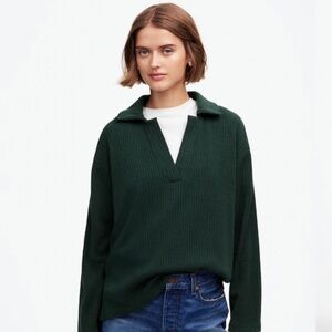 Madewell Relaxed Long-Sleeve Polo Tee